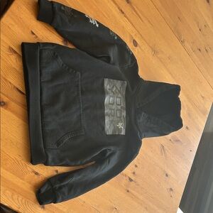 Zoo York Black Hoodie with Gray Graphic